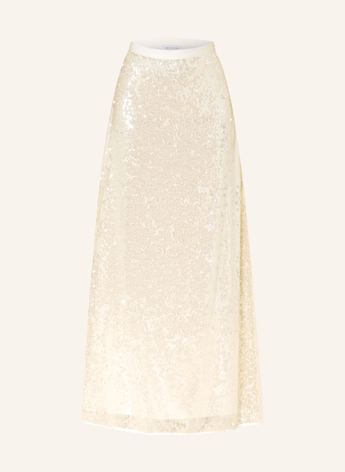 Mrs & Hugs Spódnica Z Cekinami weiss