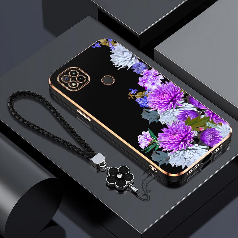 TEMU Etui na telefon: 9C Elegancki Fioletowy Modny Komfortowy dla Redmi 9C Trwałe