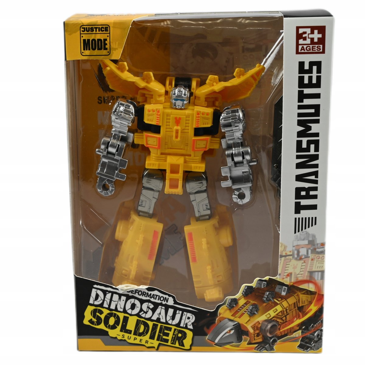 FIGURKA ROBOT DINOZAUR 2W1 SZYBKA TRANSFORMACJA RÓŻNE KOLORY