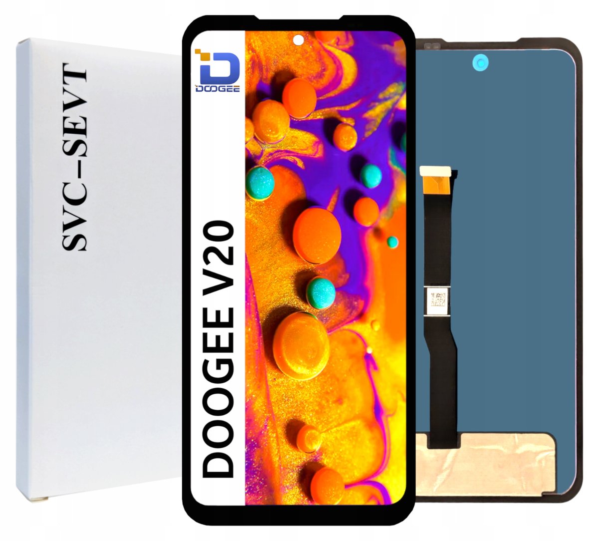 Wyświetlacz do Doogee V20 Ekran LCD Oryginał Zila