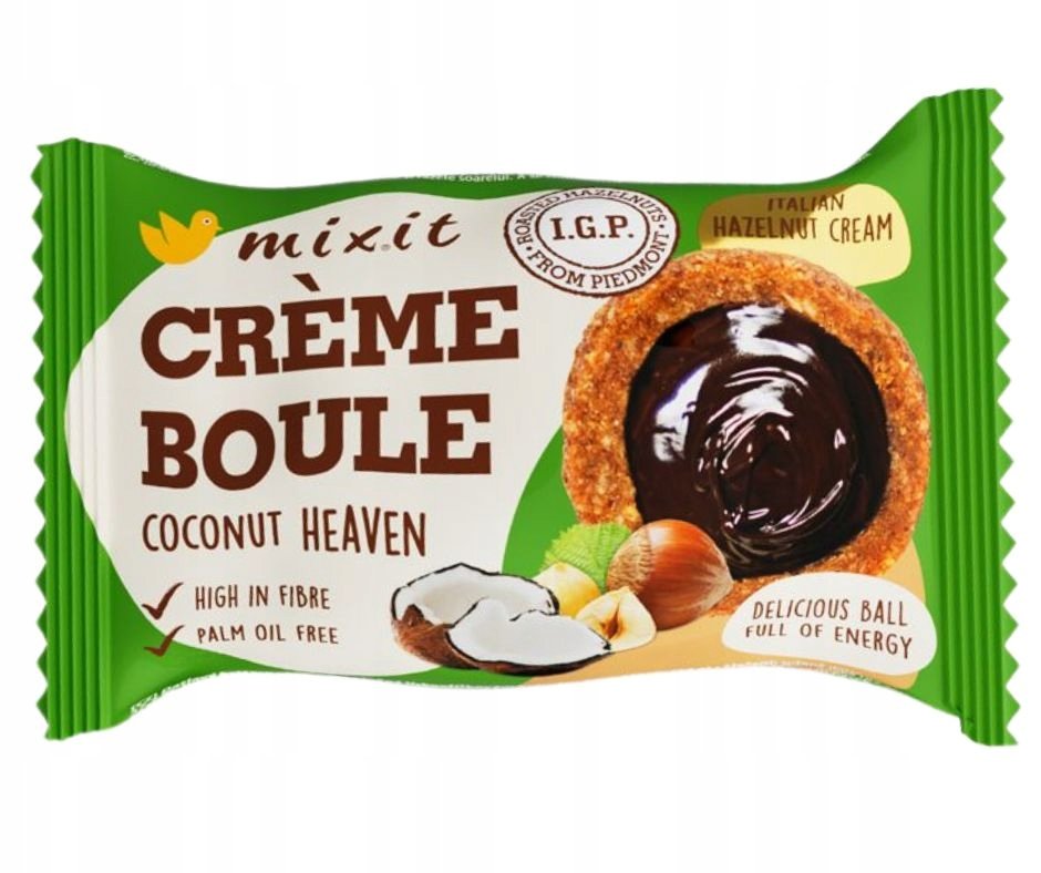 Crème Boule Coconut Heaven 30g Mixit Ciastko z kremem orzechowym