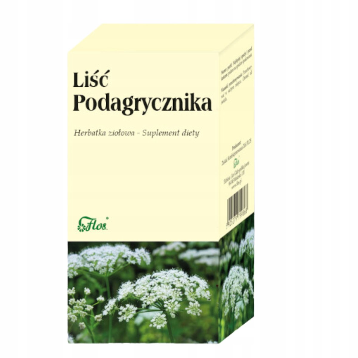FLOS LIŚĆ PODAGRYCZNIKA HERBATKA ZIOŁOWA NA STANY ZAPALNE 25 TOREBEK