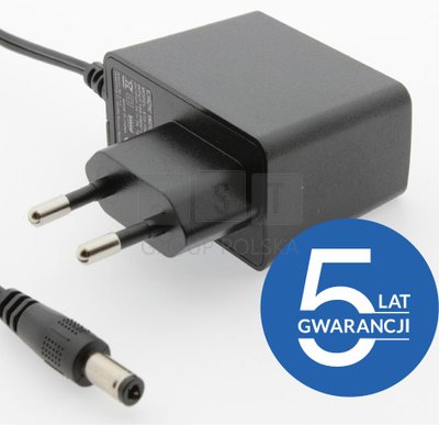 ZASILACZ WTYCZKOWY ESPE 12V 2A 24W WTYK PROSTY 2,1x5,5mm 5 LAT GW.