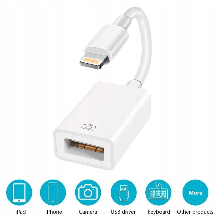 Adapter ze złącza lightning na USB Camera