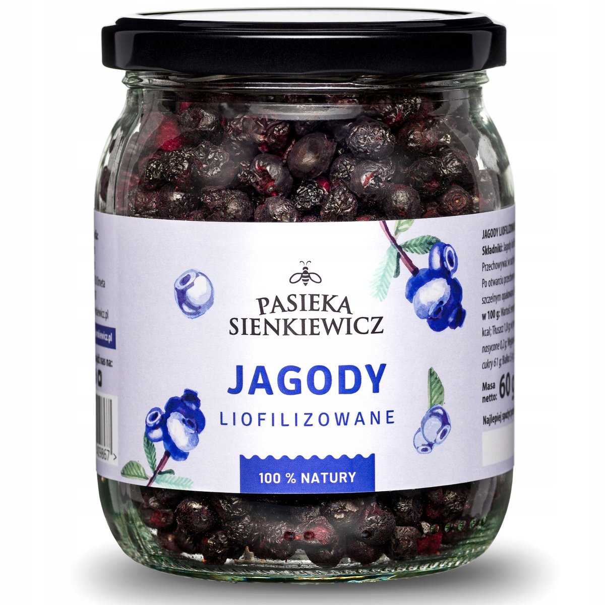 JAGODY LIOFILIZOWANE 60g