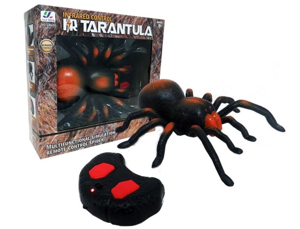 Zdalnie Sterowany Pająk – Realistyczna Tarantula do Straszenia! Idealny na Żarty i Niespodzianki – Sterowanie Podczerwienią