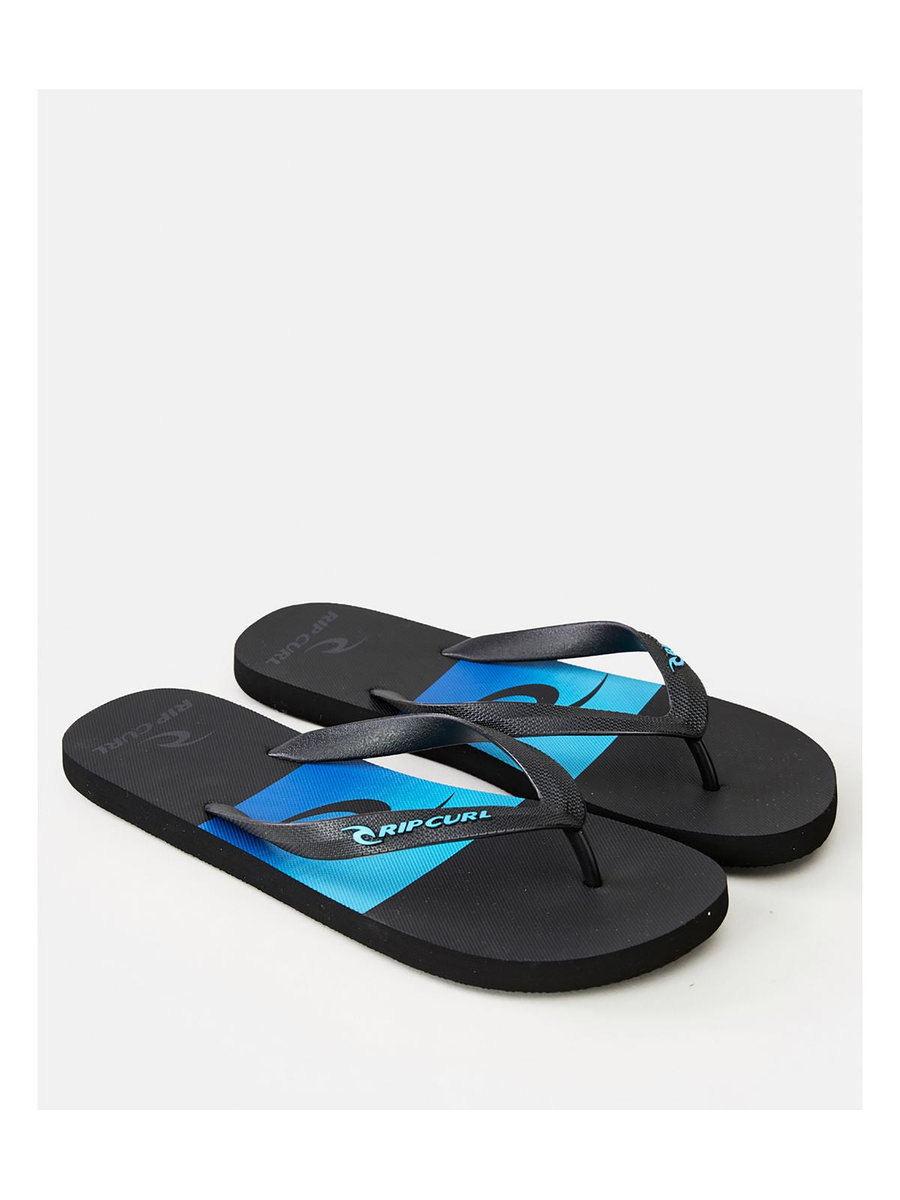 Japonki męskie plażowe RIP CURL 10M FADE czarno niebieskie 40