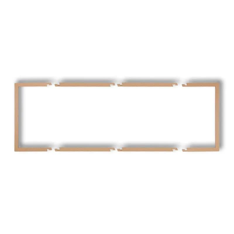 Złota metaliczna potrójna ramka wypełniająca 8DRW-3 DECO KARLIK