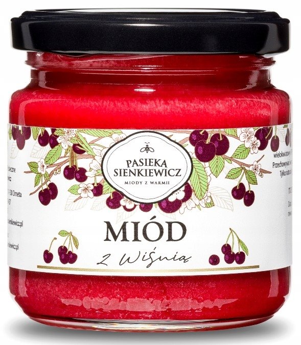 MIÓD Z WIŚNIĄ 250G