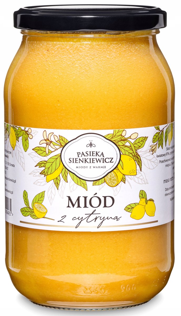 MIÓD Z CYTRYNĄ 1200G