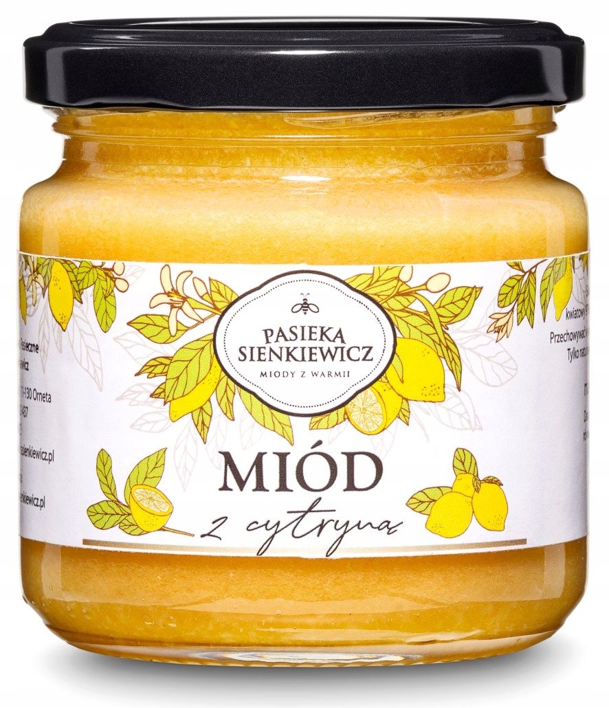 MIÓD Z CYTRYNĄ 250G