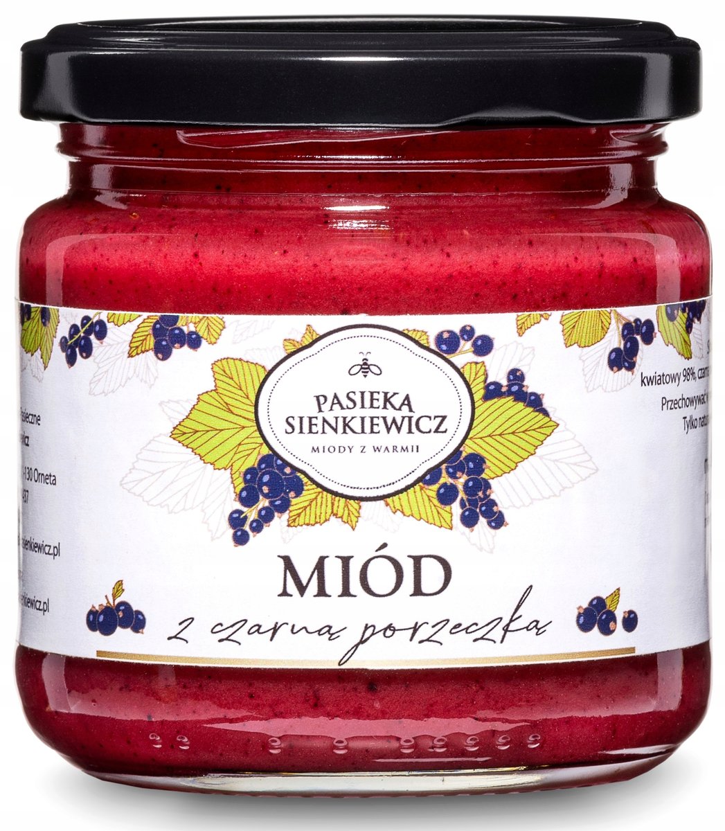 MIÓD Z CZARNĄ PORZECZKĄ 250G