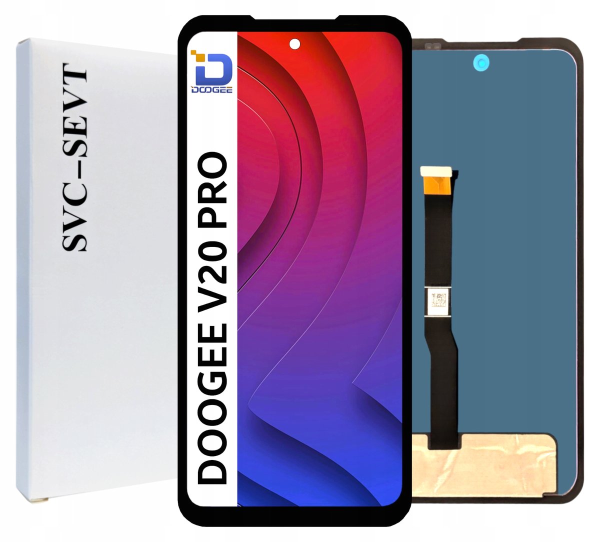 Wyświetlacz do Doogee V20 Pro Ekran LCD Oryginał Zila