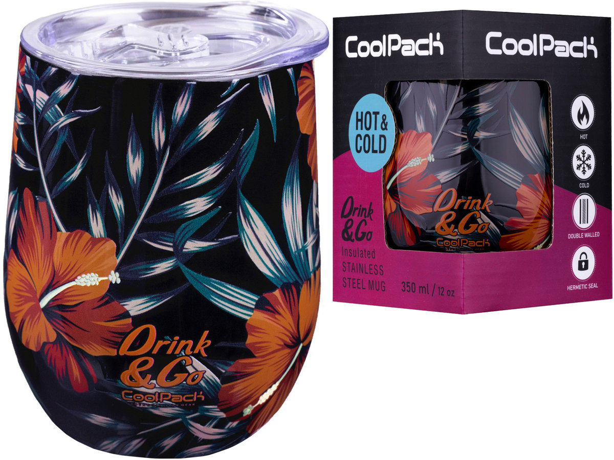 COOLPACK Termiczny KUBEK DO NAPOJÓW 350 ml COFFEE MUG RIO Metalowy Termos