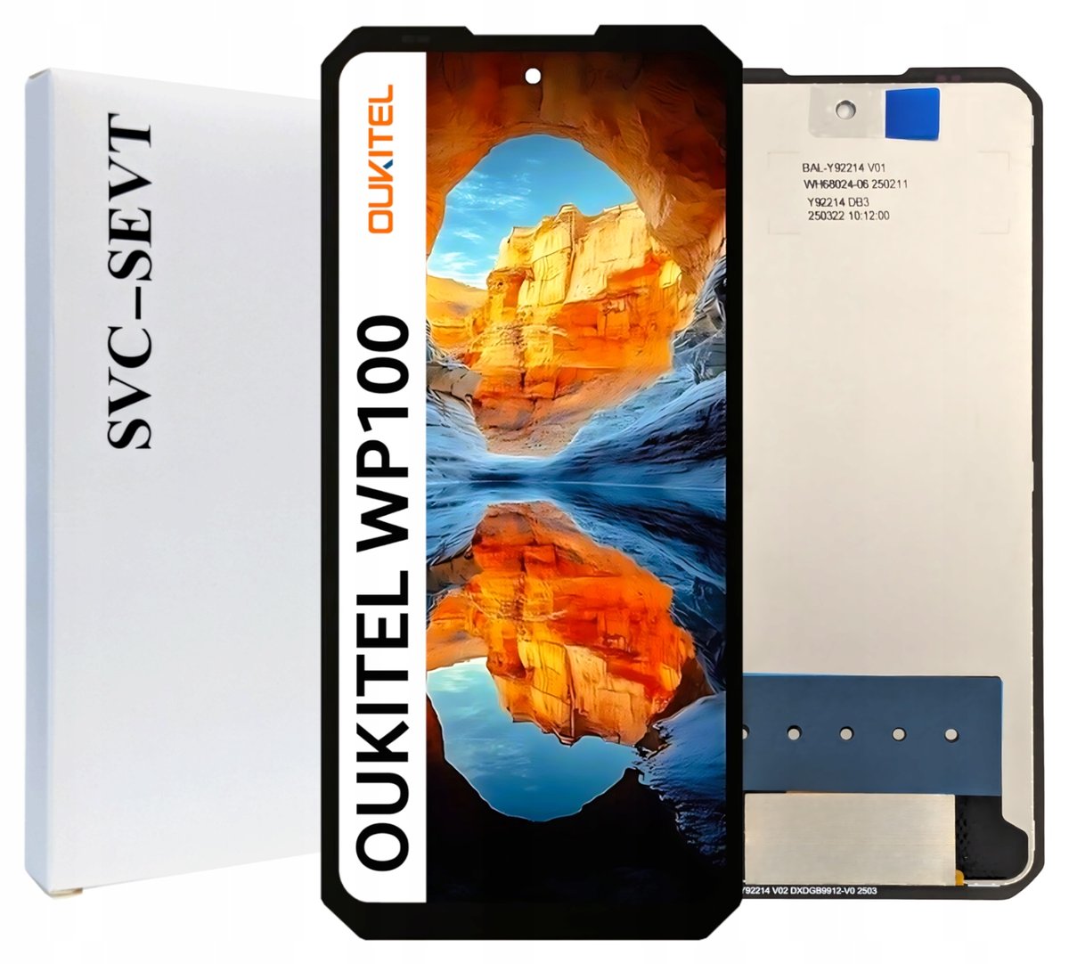 Wyświetlacz do Oukitel WP100 Titan Ekran LCD Oryginał Zila