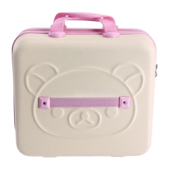 ECARLA mini walizka dla dzieci 30x16x24cm Beżowa WP09