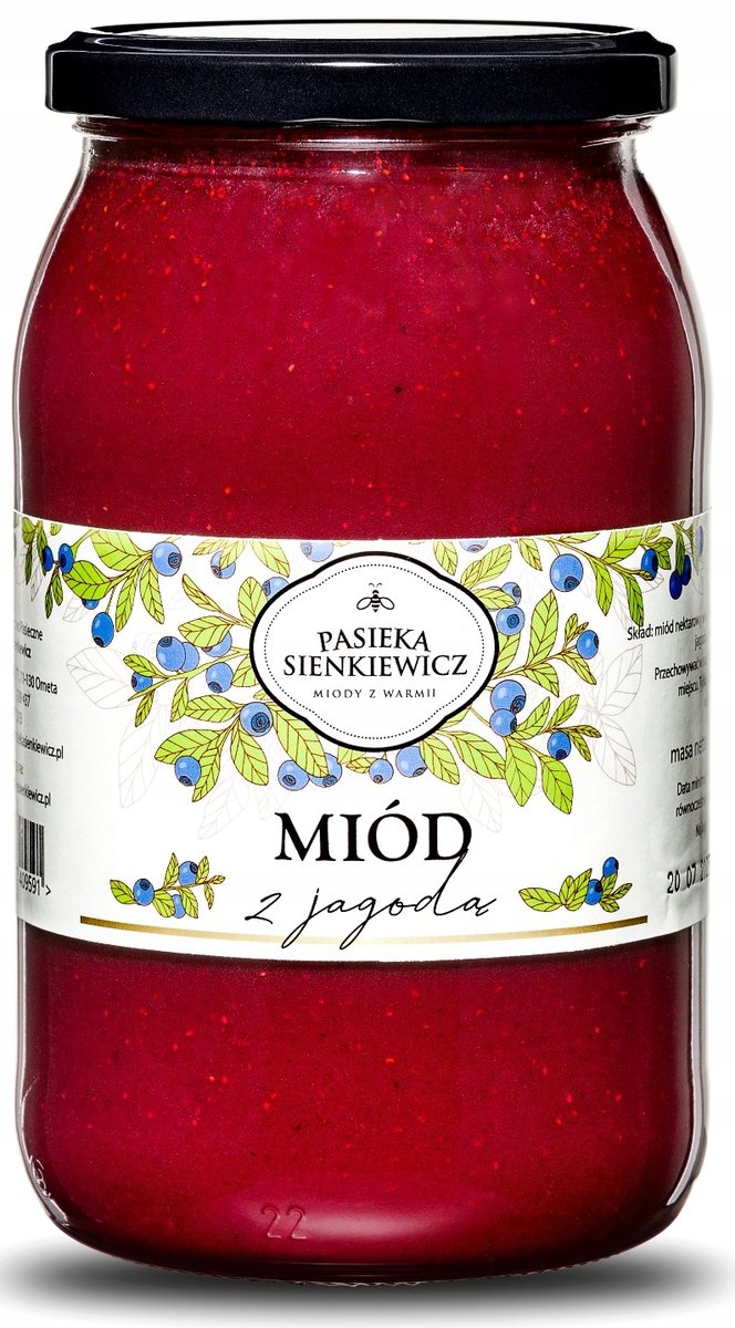 MIÓD Z JAGODĄ 1200G