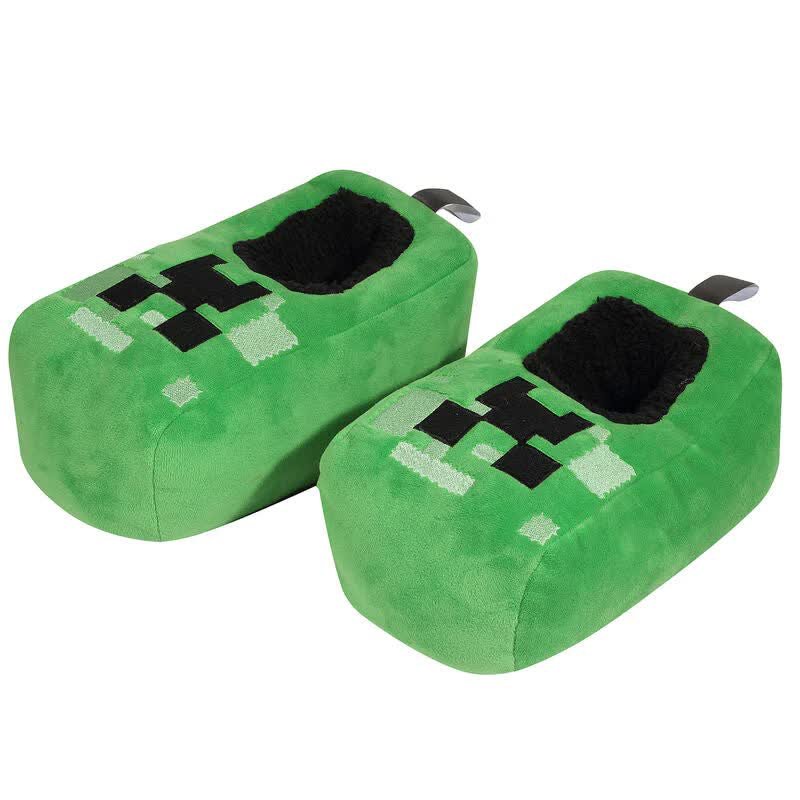 Kapcie Minecraft Creeper Slippers-35-38