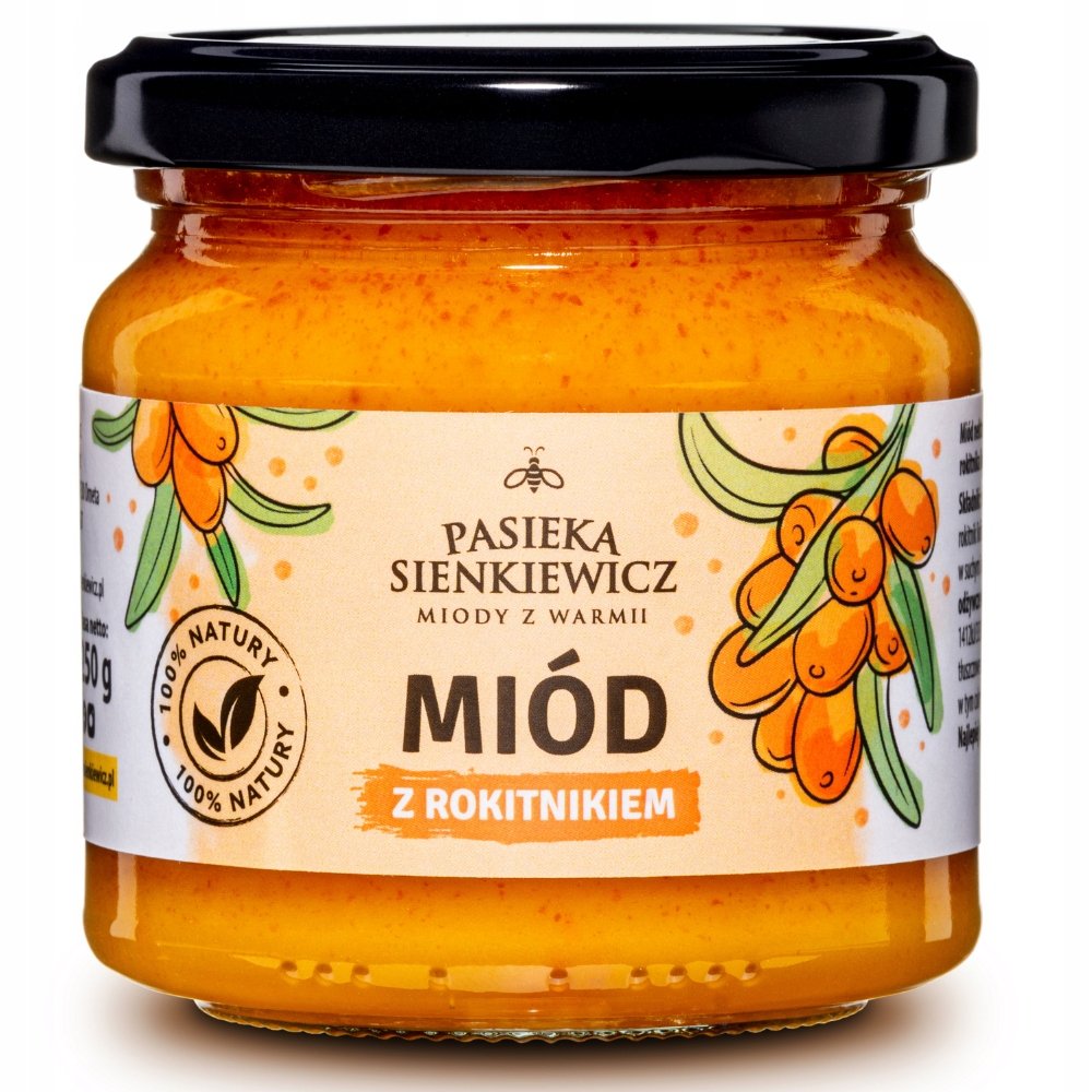 MIÓD Z ROKITNIKIEM 250G