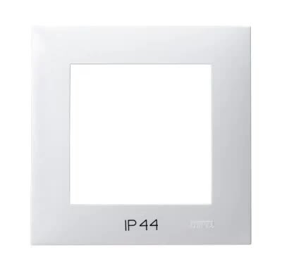 Ramka pojedyncza biała IP44 SZAFIR RH-1Z/00 OSPEL