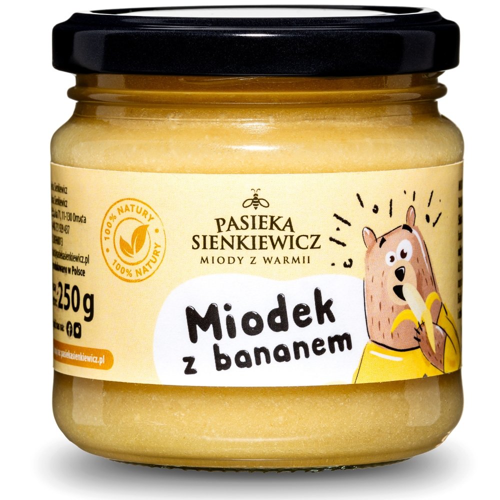 MIODEK Z BANANEM 250G