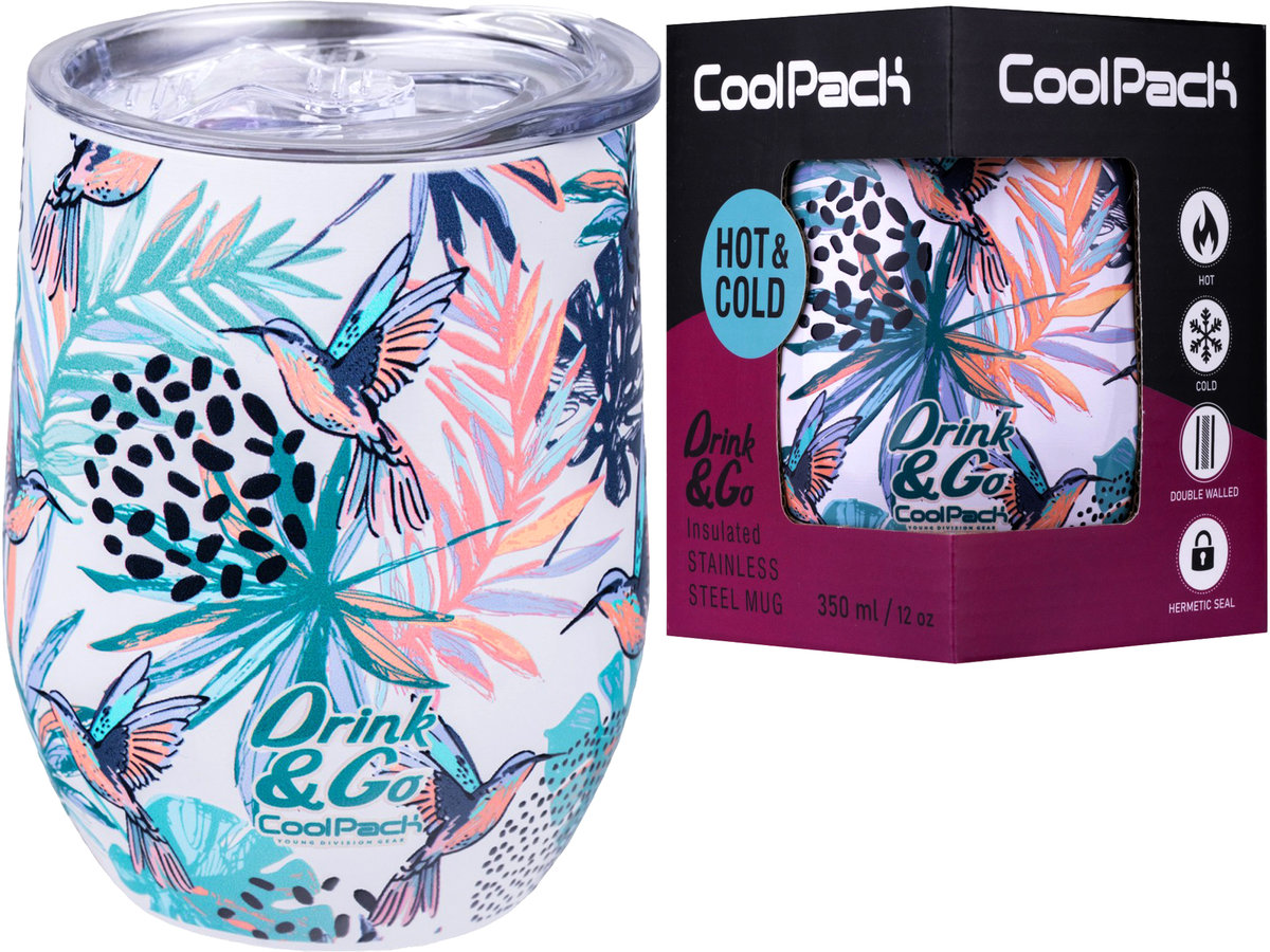 COOLPACK Termiczny KUBEK DO NAPOJÓW 350 ml COFFEE MUG THAI Metalowy Termos