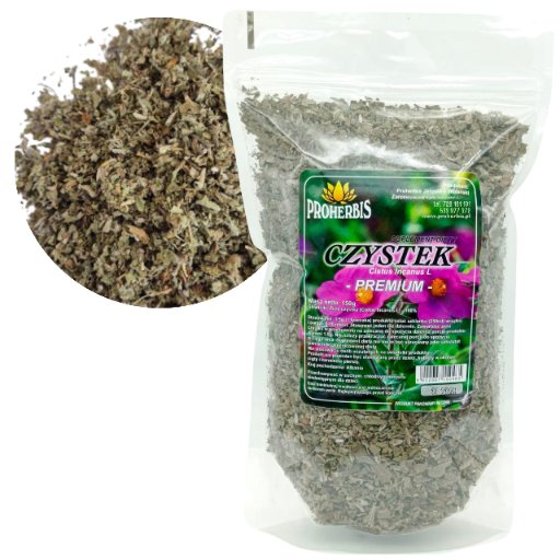 Czystek albański 100 % ziele 150 g naturalna herbata na odporność i detoks