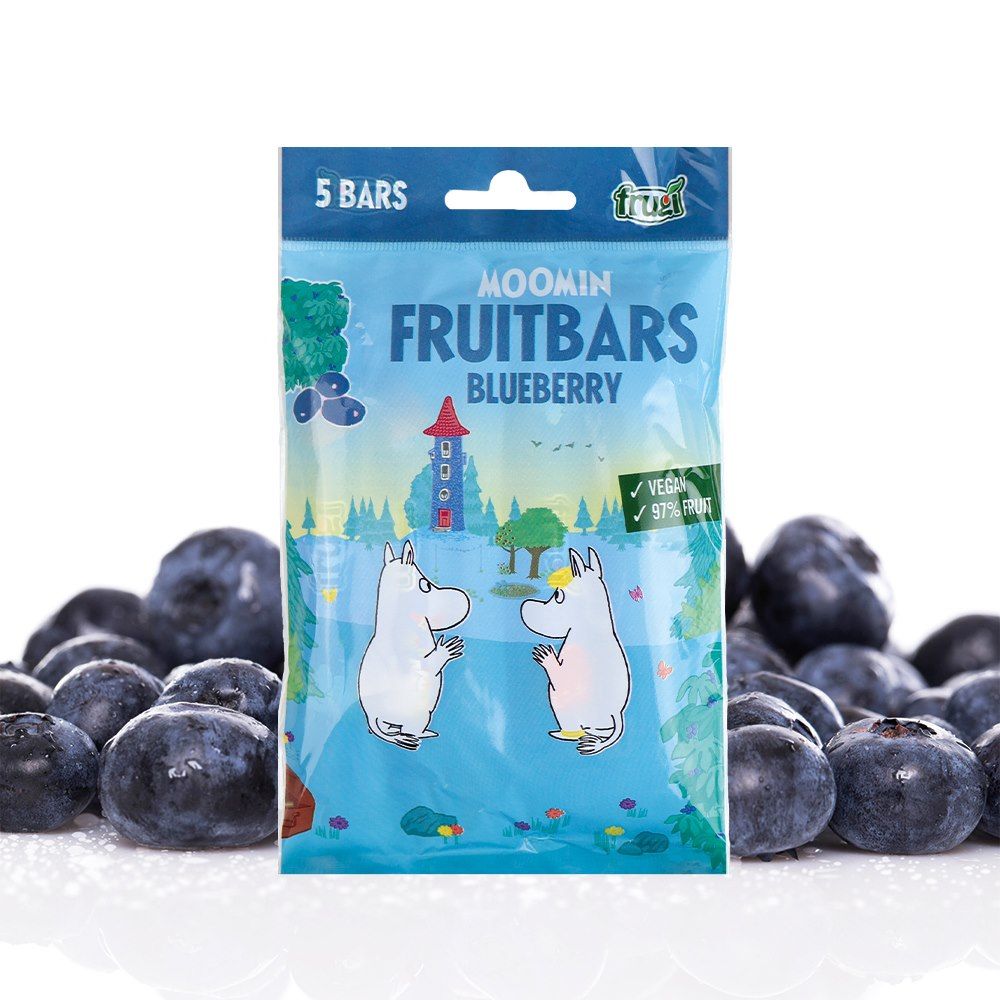 Moomin Batoniki owocowe, Jabłko & Jagoda 5 x 15 g