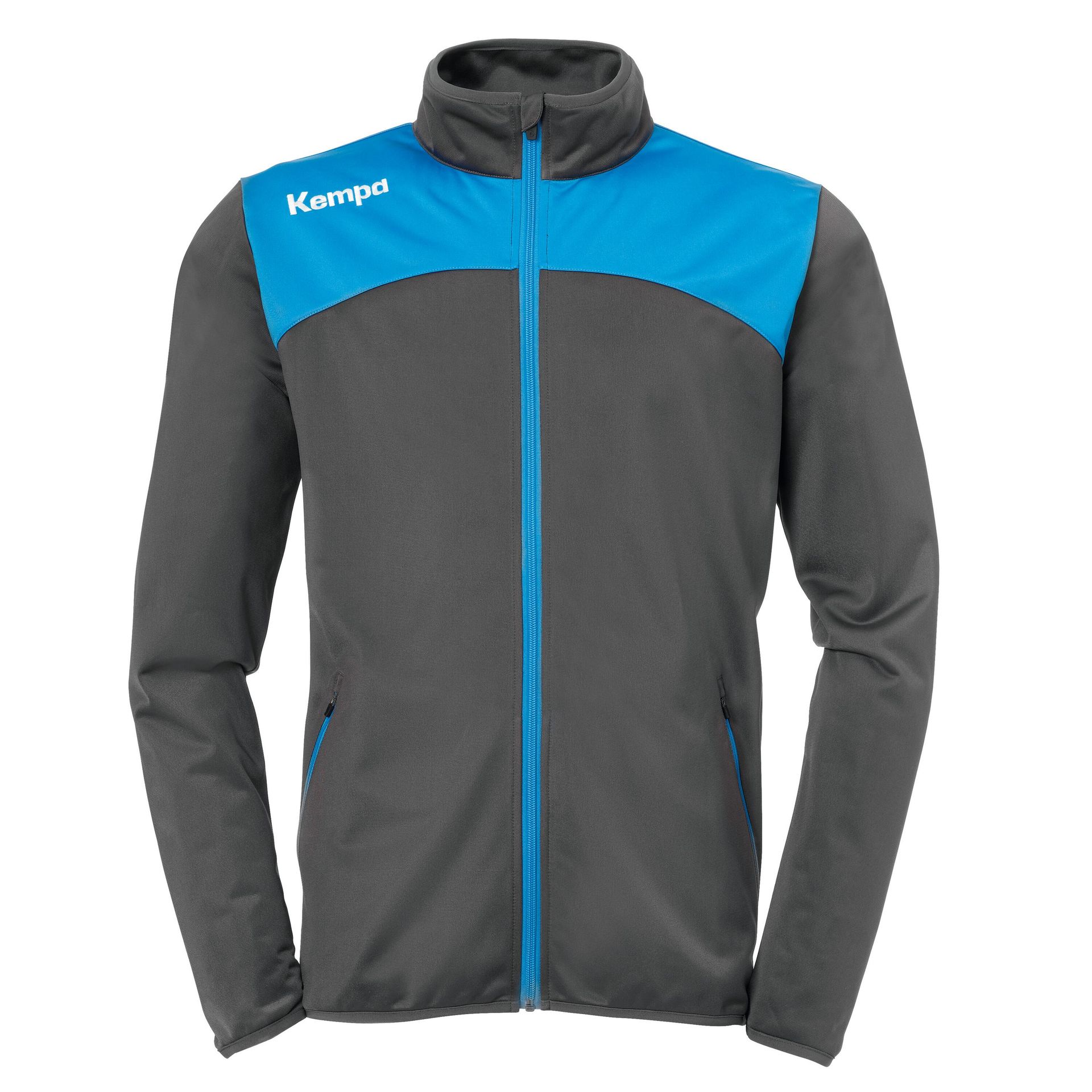 Kempa Emotion 2.0 Poly Jacket czarny/Fluo żółty, 116