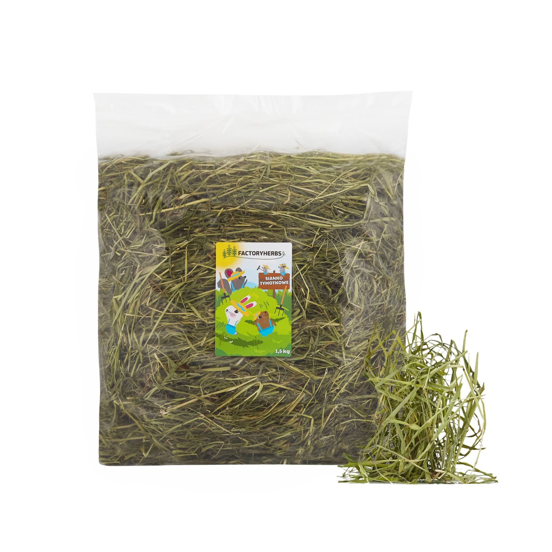 FACTORYHERBS Sianko tymotkowe dla gryzoni i królika - 1,5 kg