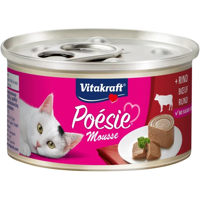 VITAKRAFT Poésie Mousse Wołowina - mokra karma dla kota - 85g