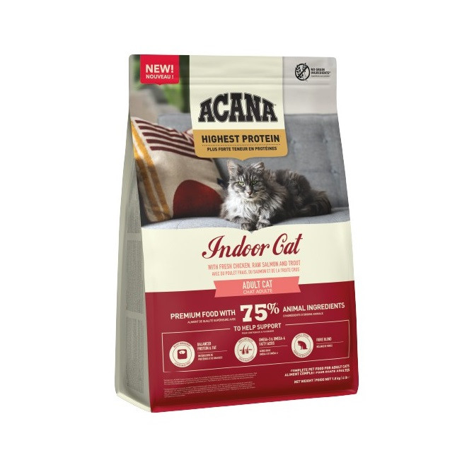 ACANA Highest Protein Indoor Cat - sucha karma dla kota - 1,8kg