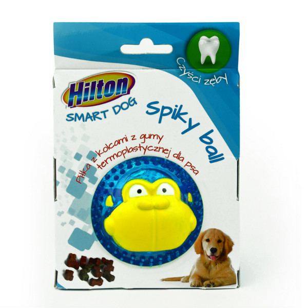 HILTON Dog spiky ball - zabawka dla psa - 8 cm