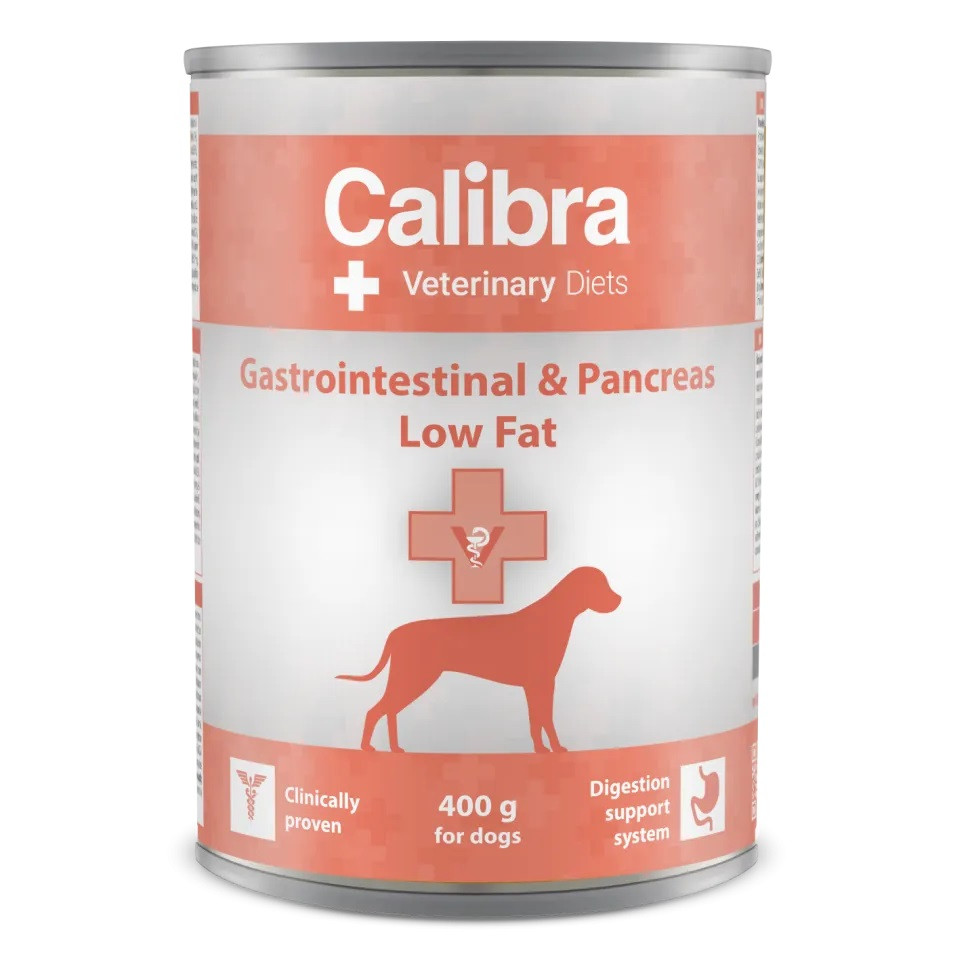 CALIBRA Veterinary Diets Gastrointestinal Low Fat - mokra karma dla psa - 400g