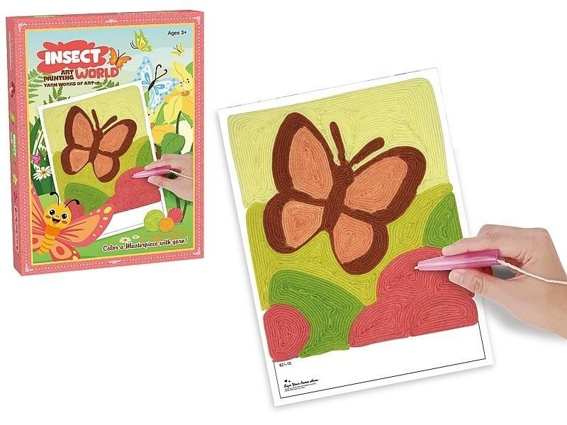 Obrazek do wypełniania włóczką na rzep Adar - zabawka