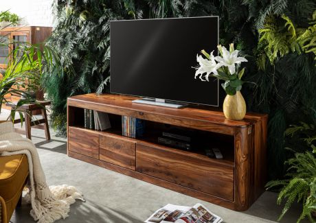 Szafka Rtv Toronto #247 Palisander Lakierowany 190X50X60 Cm B 7703