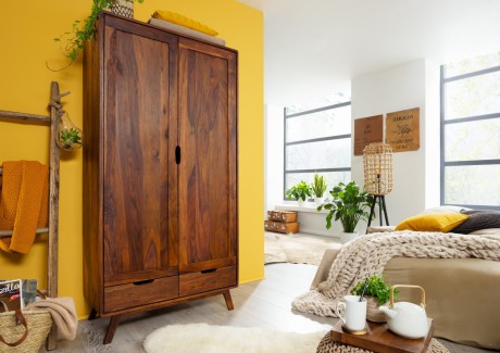 MALMO 2 Szafa #100 Palisander olejowany 90x45x180 cm