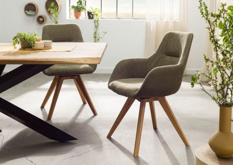 TACOMA Krzesło Obrotowe #13 Zielone 56x60x87 cm