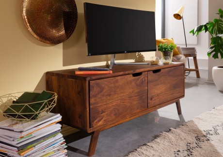 MALMO 2 Szafka RTV / Komoda #118 Palisander olejowany 120x40x48 cm