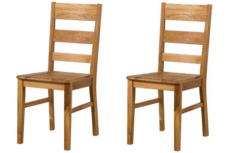 PADUA Krzesło komplet, 2 szt. #103 Dąb olejowany 36x53x94 cm
