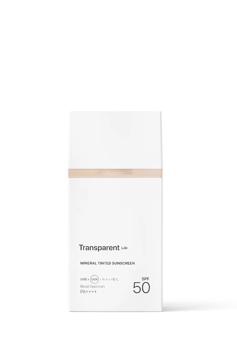 Transparent Lab Mineral Sunscreen Mineralny Krem z Filtrem SPF50 Light 100ml