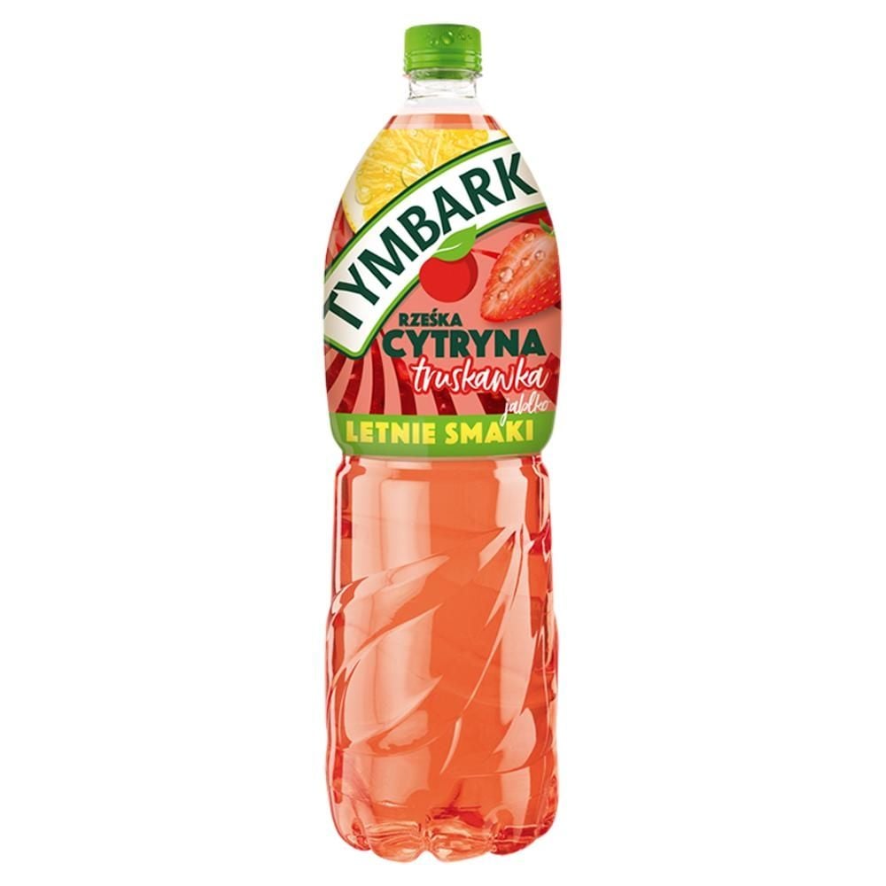 Tymbark Napój rześka cytryna truskawka jabłko 2 l