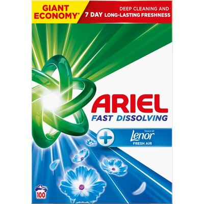 Proszek do prania ARIEL Fast Dissolving + Touch of Lenor Fresh Air 5.5 kg