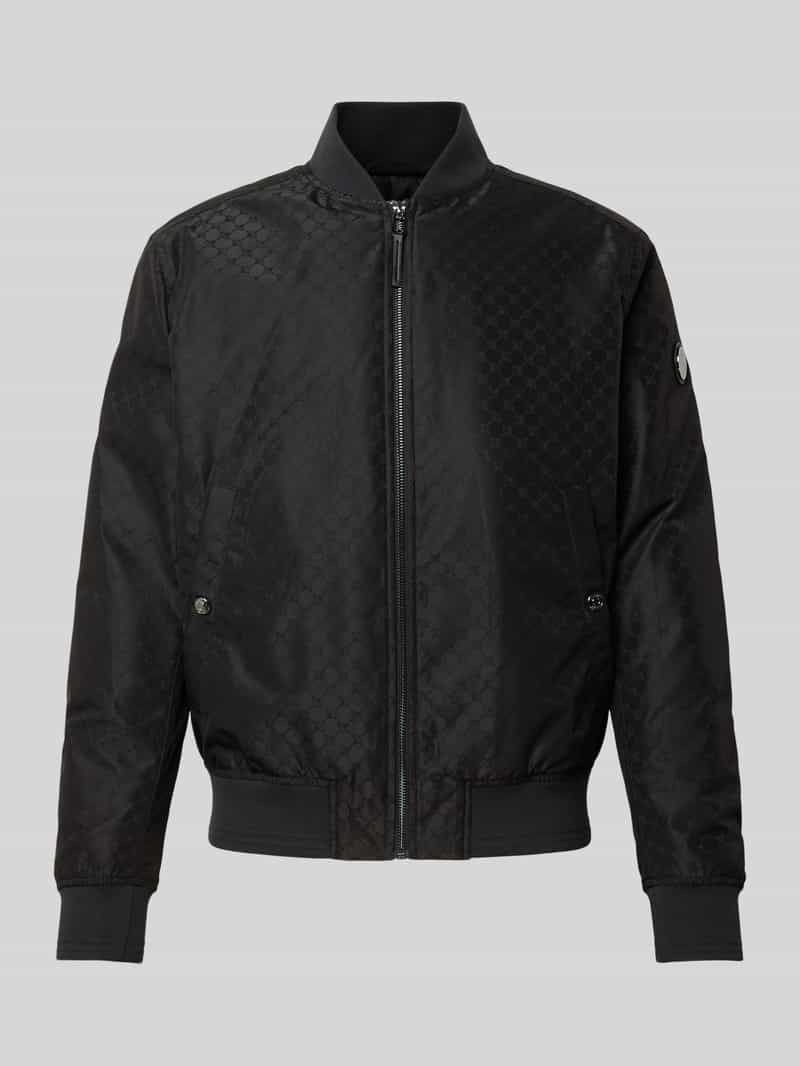 Bluza rozpinana o kroju regular fit z nadrukiem z motywem na całej powierzchni