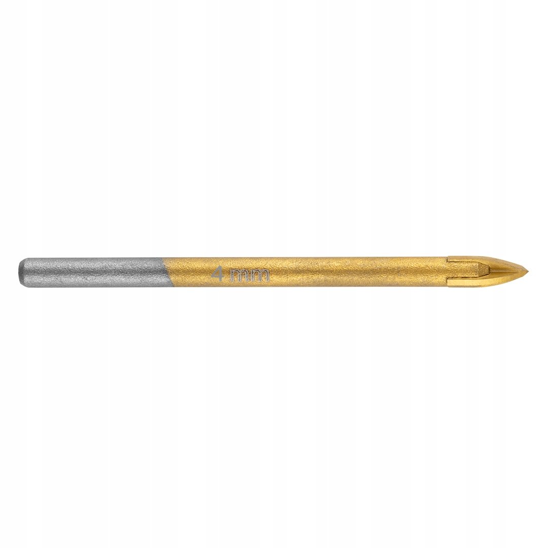 GRAPHITE, Wiertło uniwersalne TiN, 4 mm, 54T403