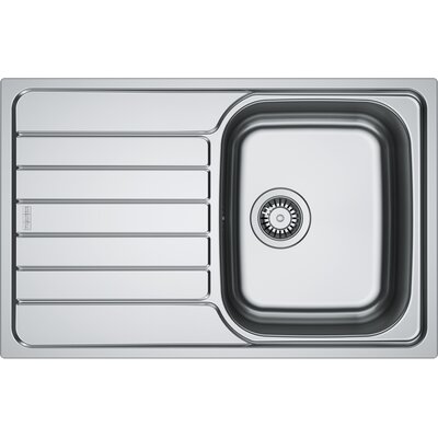 FRANKE Spark SKN 611-78 50 101.0712.230 Stalowy 50x78 Zlewozmywak jednokomorowy z ociekaczem