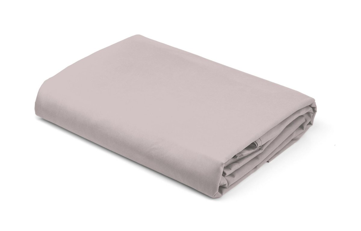 Prześcieradło satynowe z gumką 120x200 różowe pudrowe jednobarwne Pure