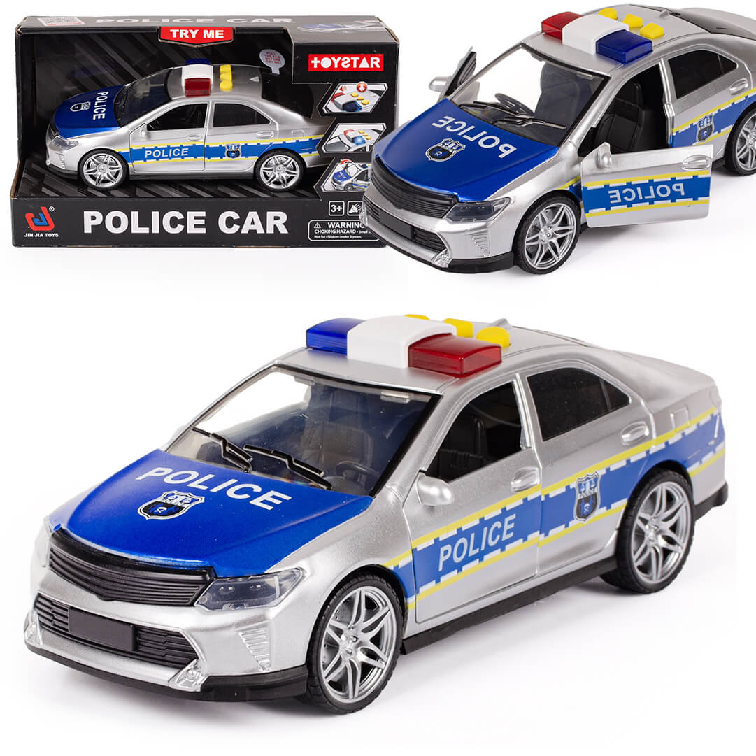 Auto policja radiowóz samochód policyjny zabawka interaktywna 3+