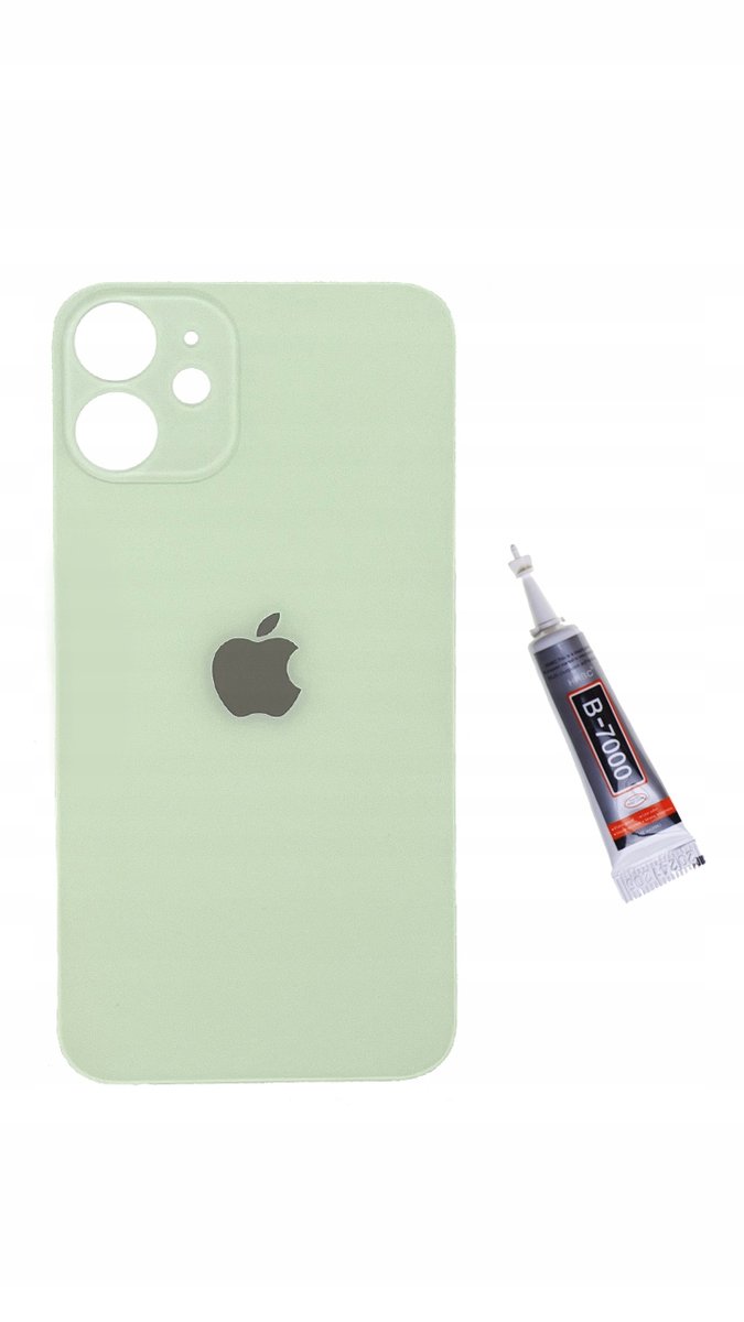 OEM Panel tylny zielony do iPhone 12 Big Hole szkło klapka baterii plecki
