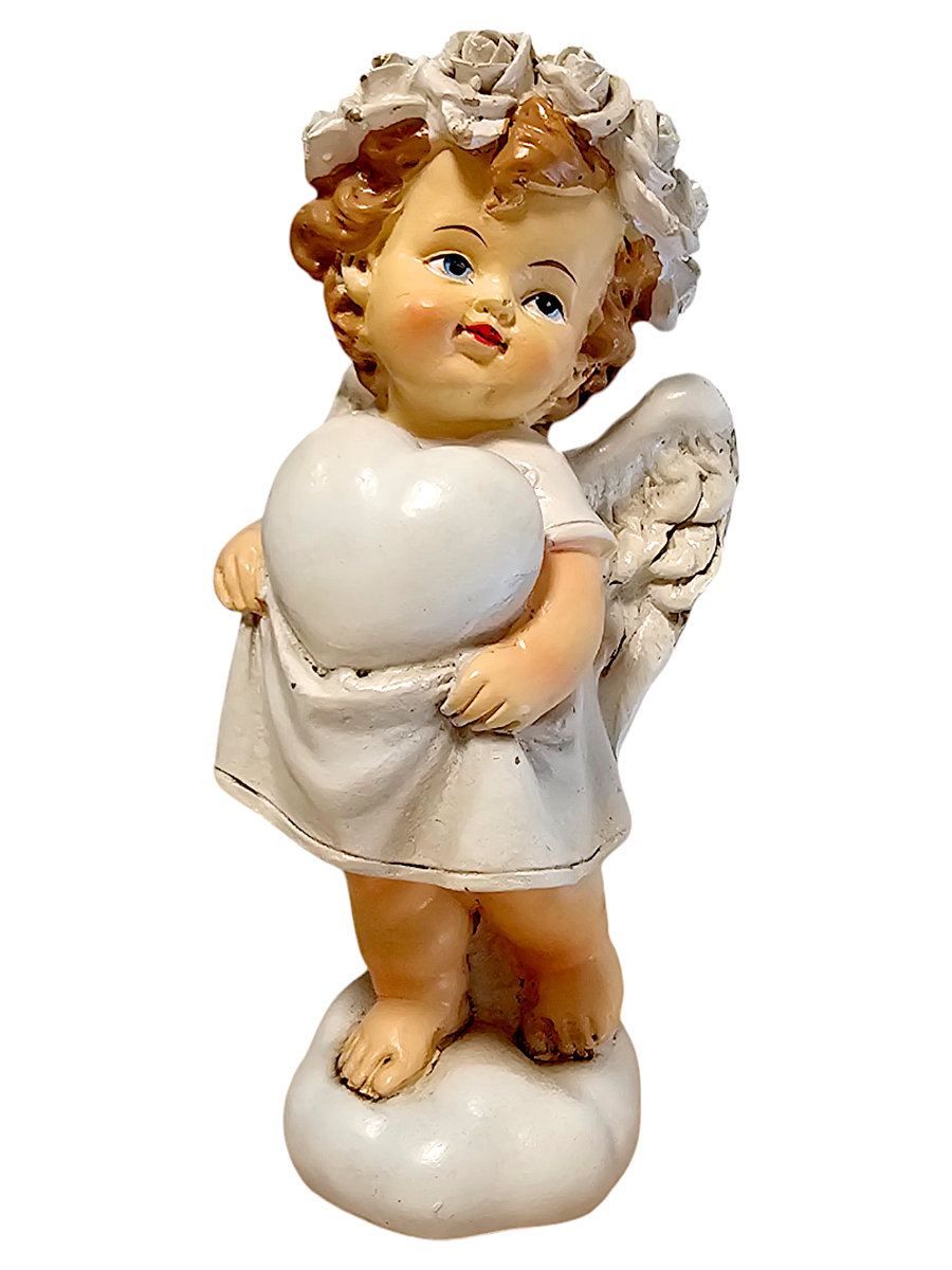 Figurka Aniołek z Sercem 11cm SGCH24933-B